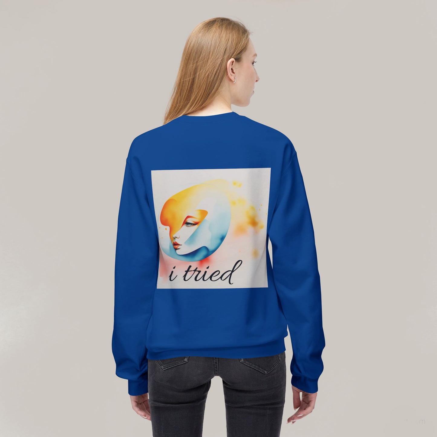 Unisex Sweatshirt sad face