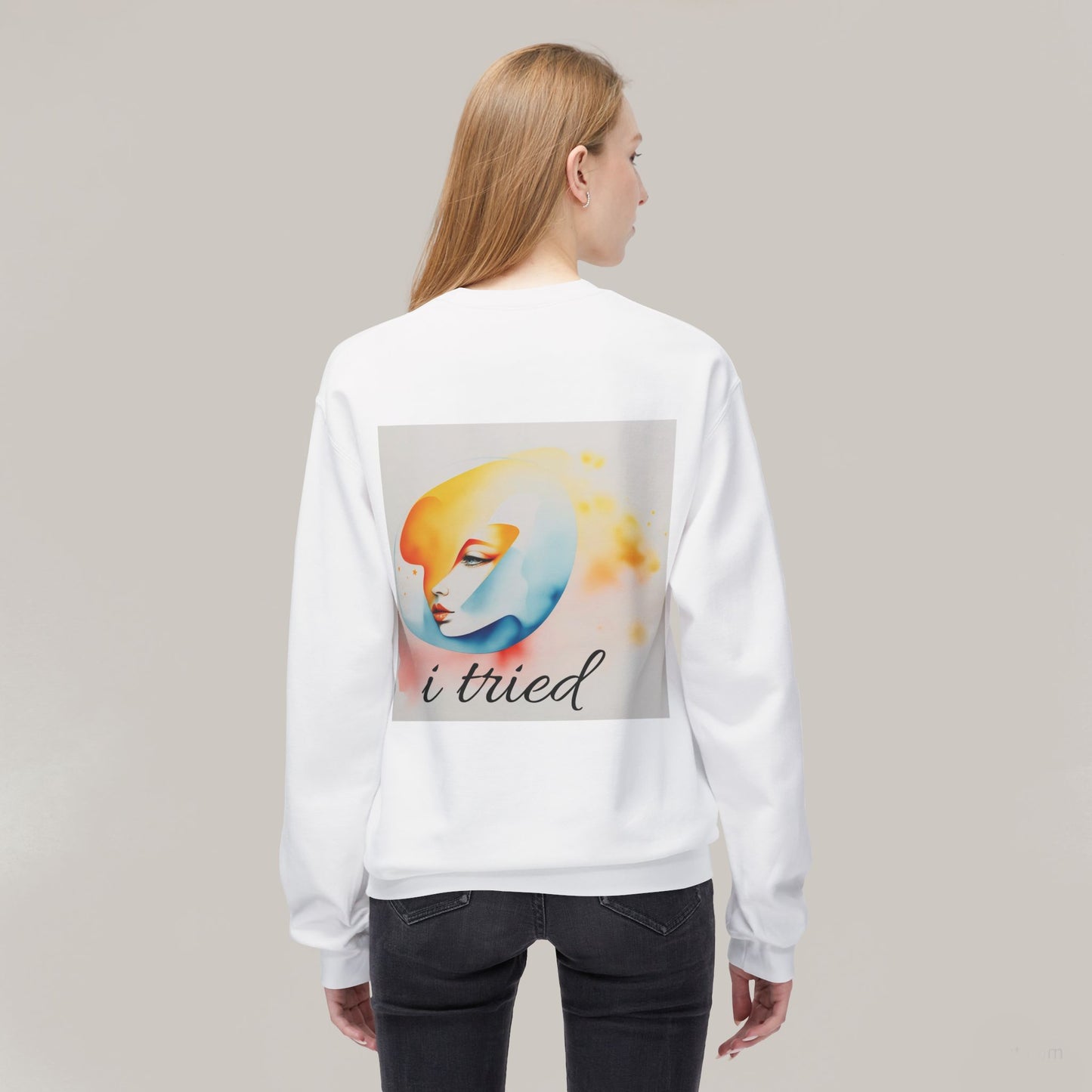 Unisex Sweatshirt sad face