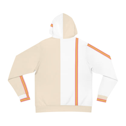 Stylish Color-Block Hoodie with Retro Stripes | Casual Fashion Wear