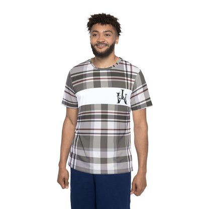 t-shirt with print plaid fabric