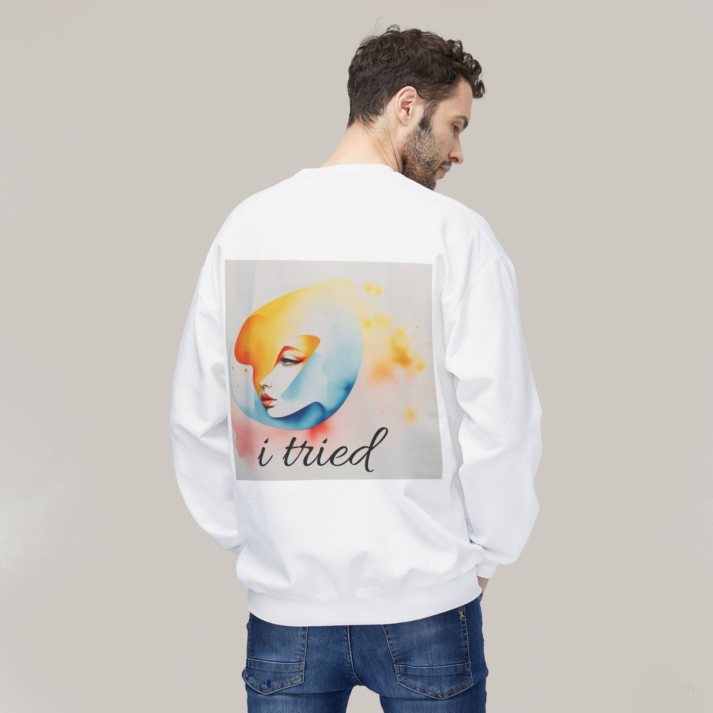 Unisex Sweatshirt sad face