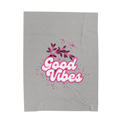 Plush Blanket good vibes